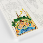 spalvinimo knyga "art nouveau"