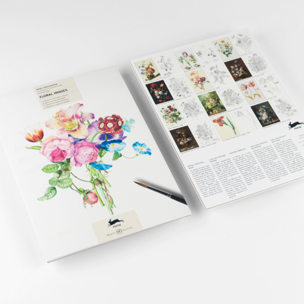 spalvinimo knyga "floral images"