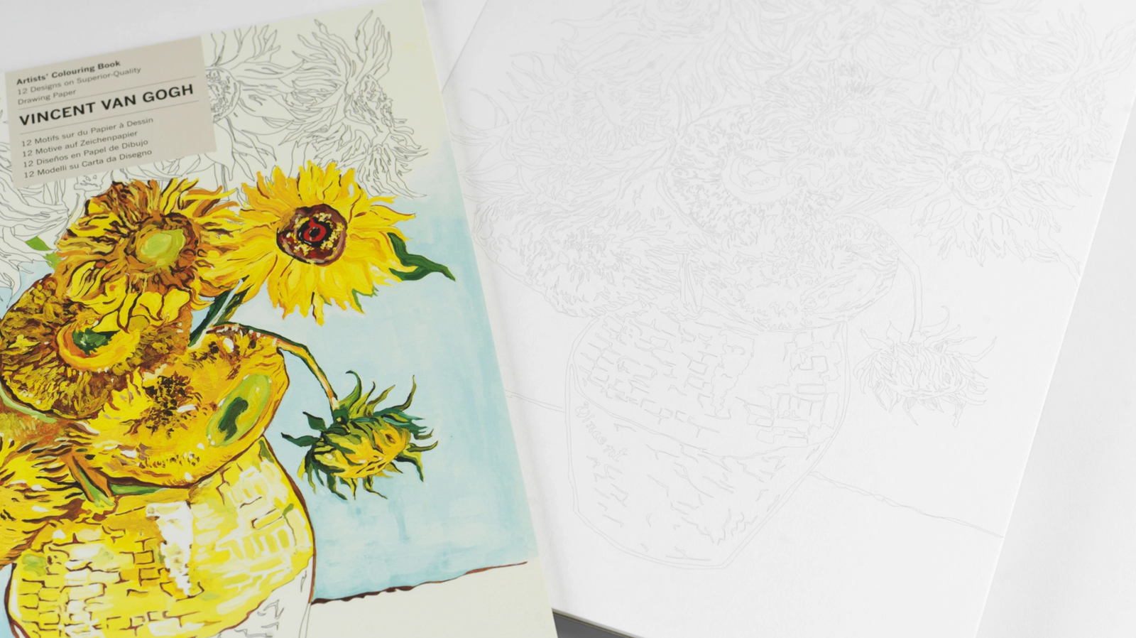 spalvinimo knyga "vincent van gogh"