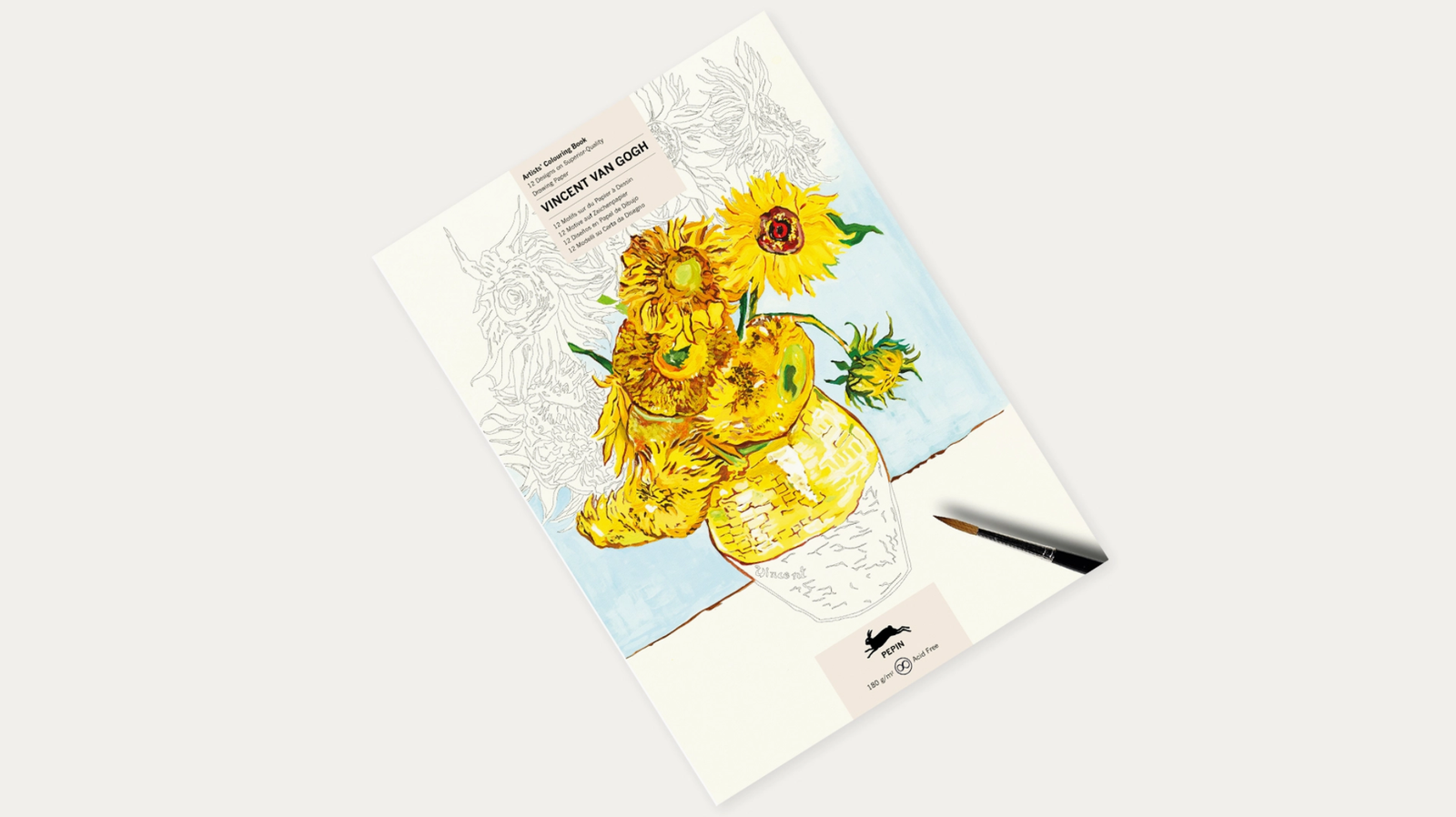 spalvinimo knyga "vincent van gogh"