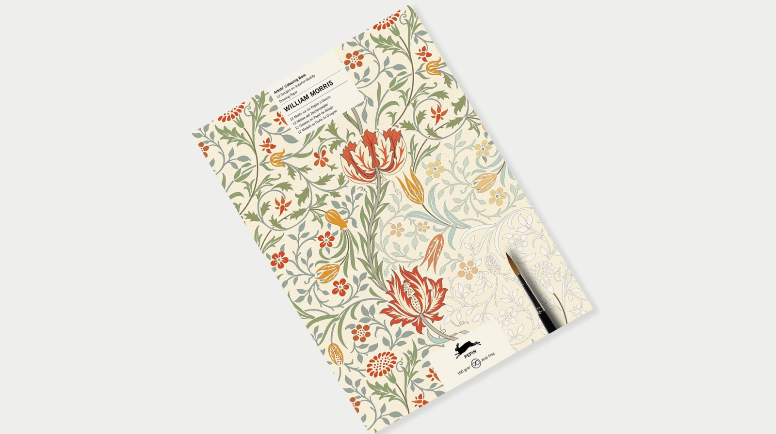 spalvinimo knyga "william morris"